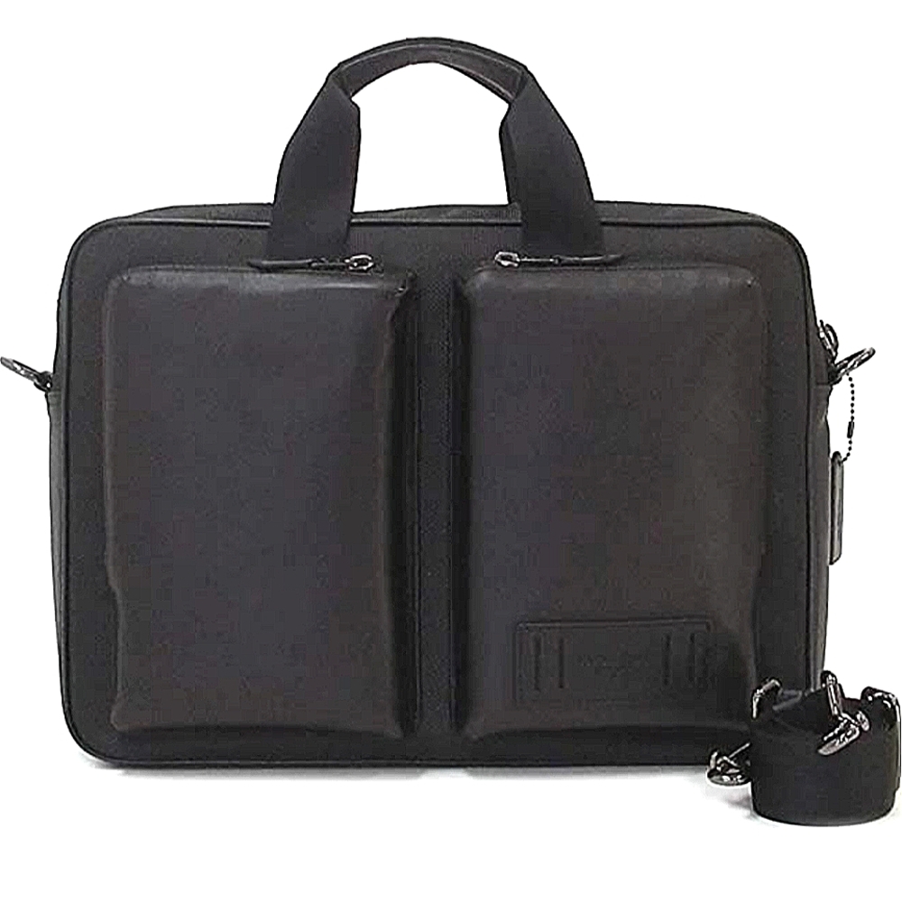 COACH stylish Mens Rider Briefcase Leather Messenger FINAL MD
